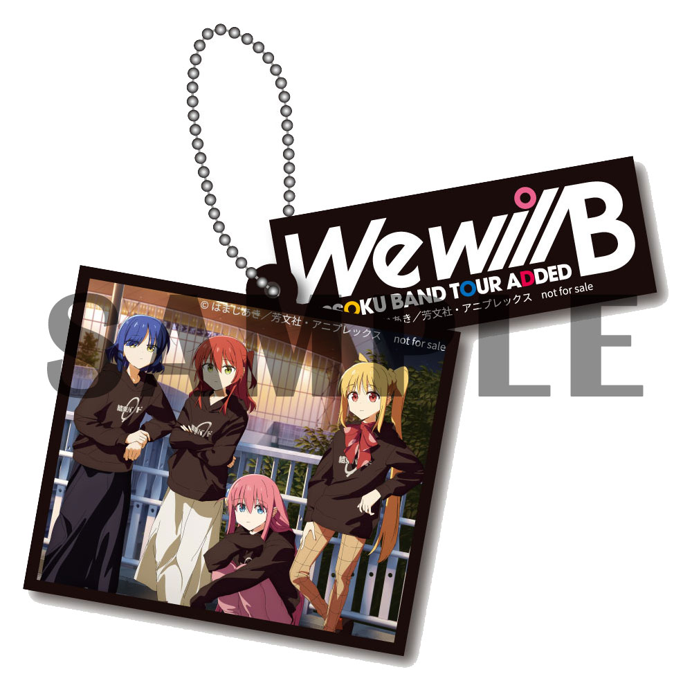 ロゴ付きアクリルキーホルダー